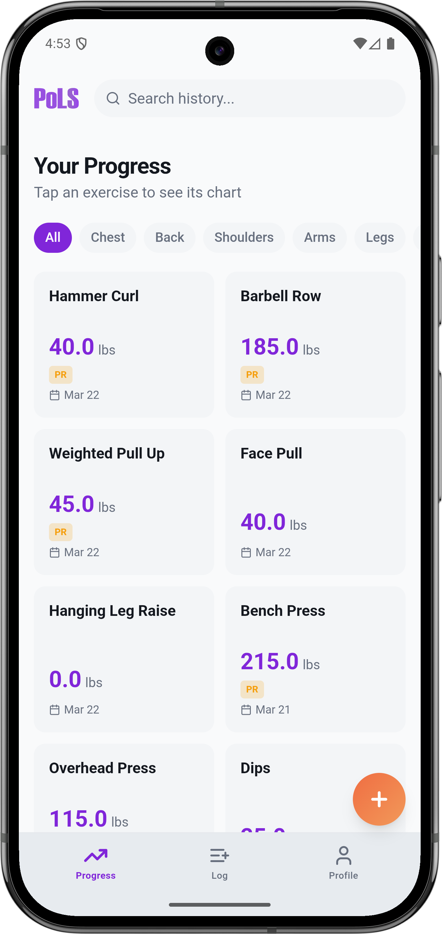 Progress tracking
